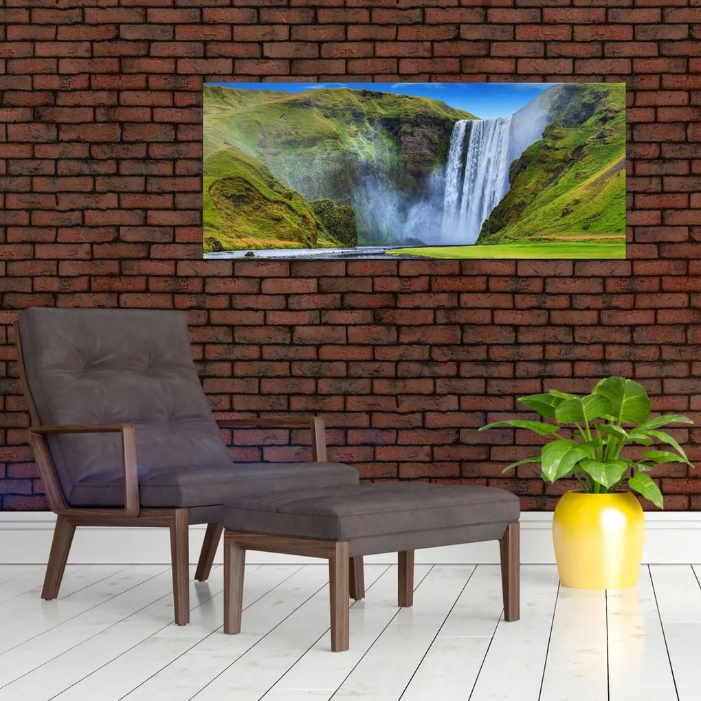 Tablou - Cascada Seljalandsfoss (120x50 cm)
