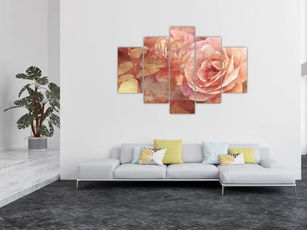 Tablou cu trandafir (150x105 cm)