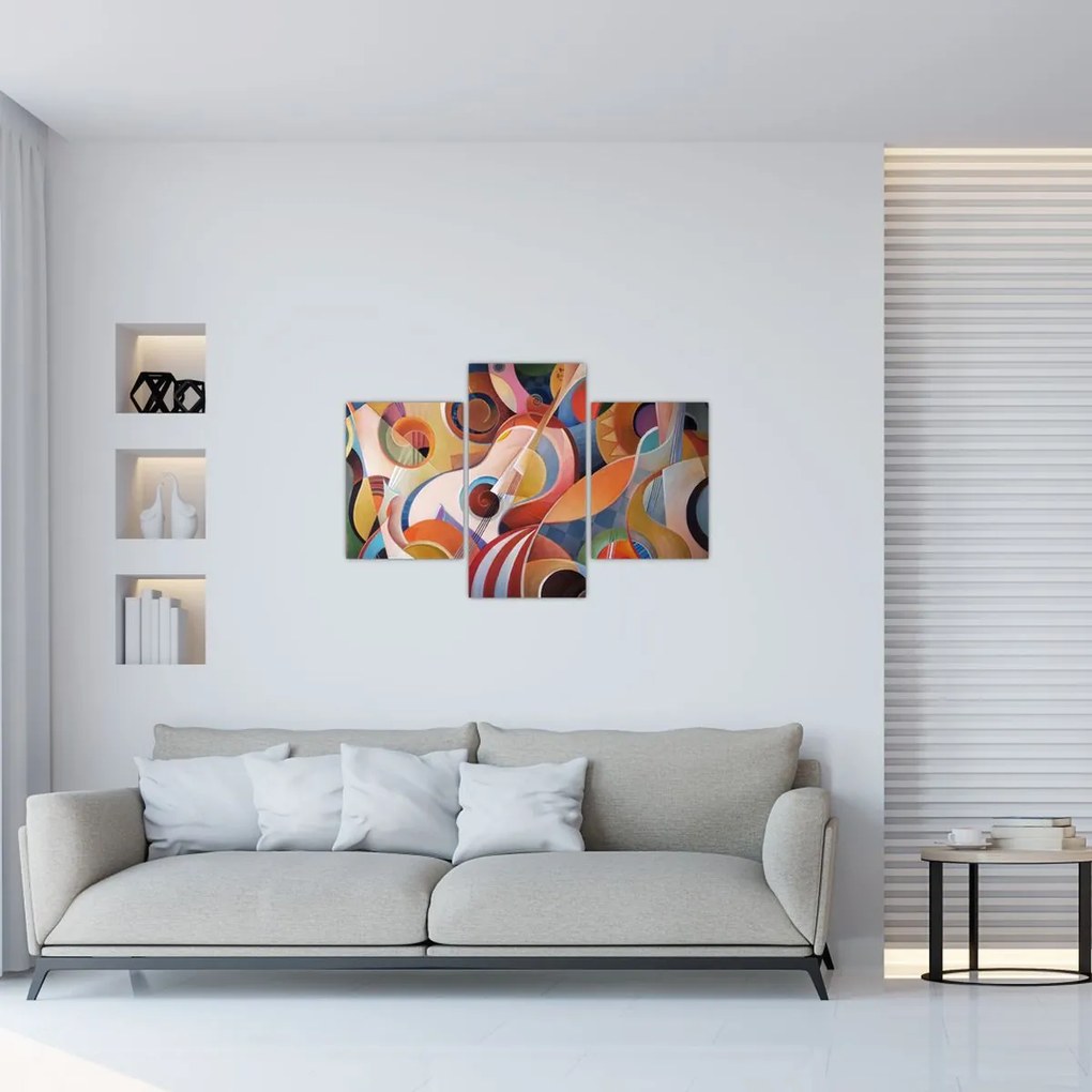Tablou - Abstract muzical (90x60 cm)