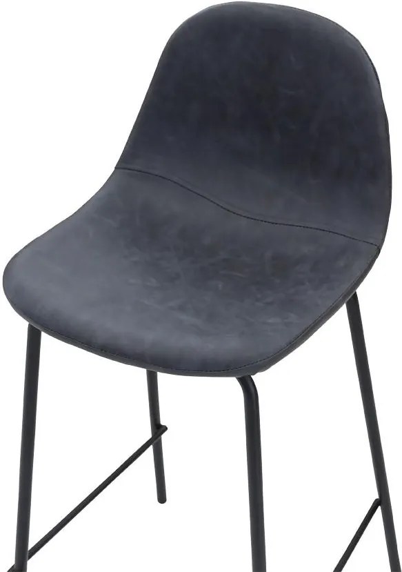 Scaun de Bar Zara - Metal Maro Inchis Lungime(45 cm) x Latime(45 cm) x Inaltime(86.5 cm)
