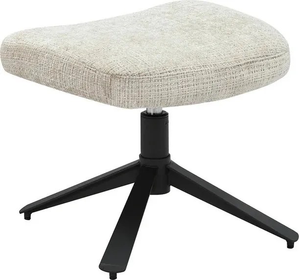 Taburetele/ Suport pentru picioare CLOUD tesatura structurata bej sampanie