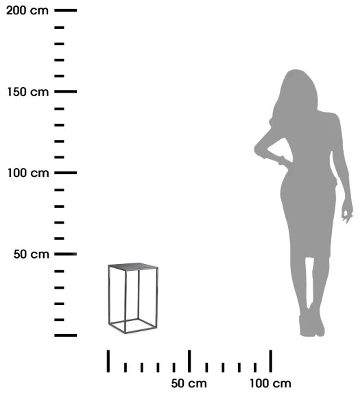 Suport de flori 40x24 cm antracit