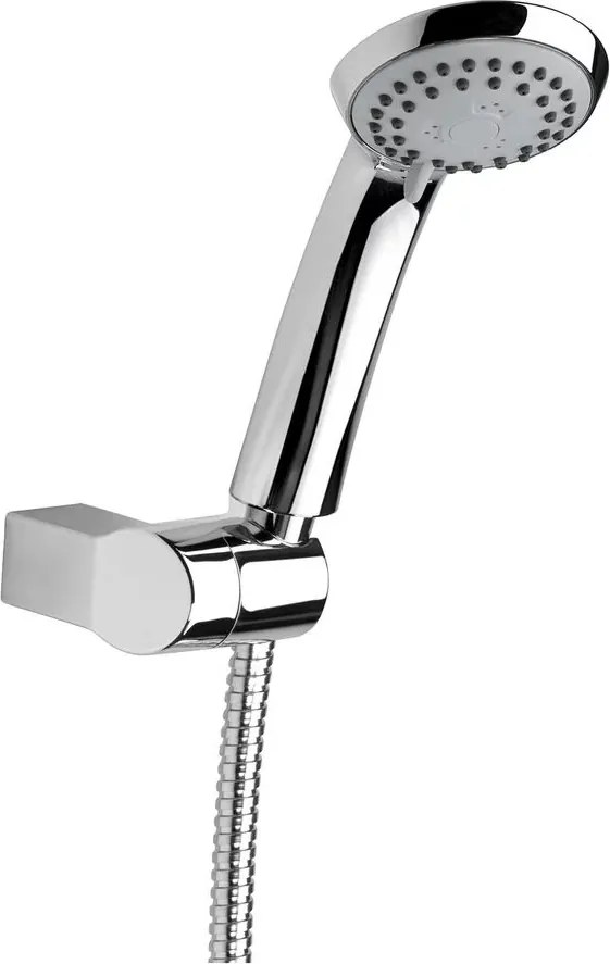 Set de dus Ferro Sole cu suport reglabil crom