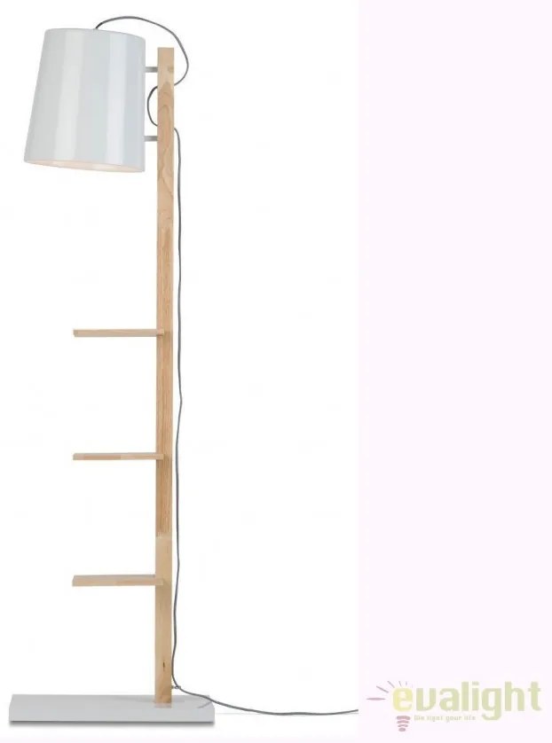 Lampadar chic cu rafturi pentru carti, CAMBRIDGE alb CAMBRIDGE/F/W