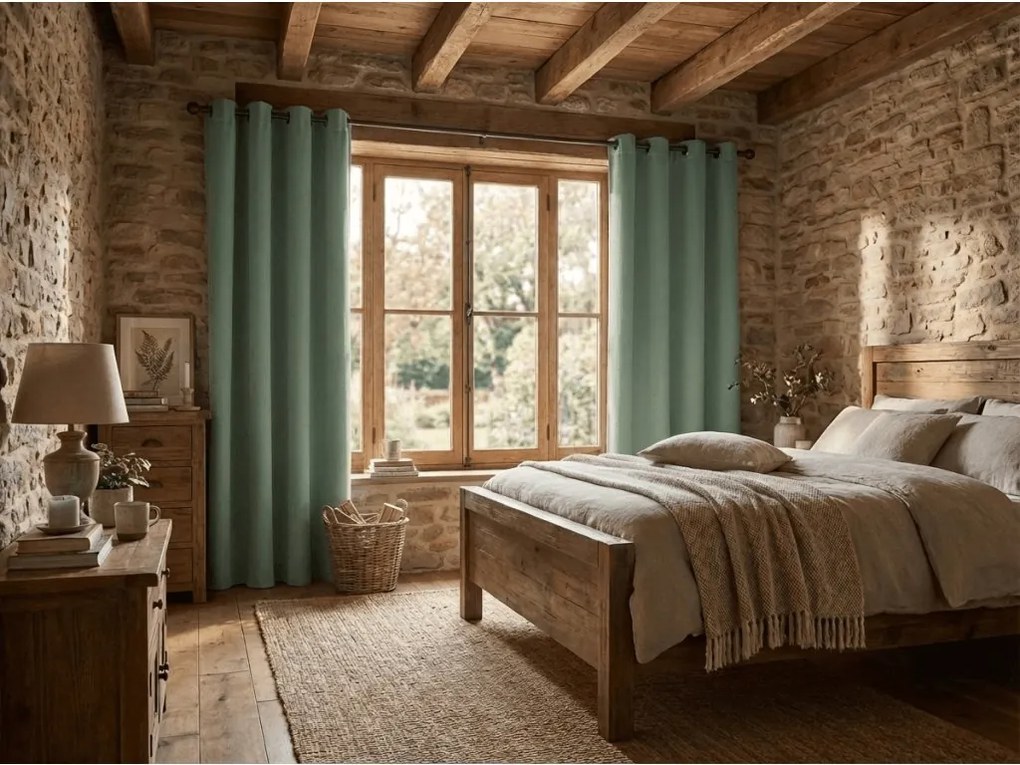 Draperie OXFORD 140x270 cm, verde-gri Agatat: Rejansa