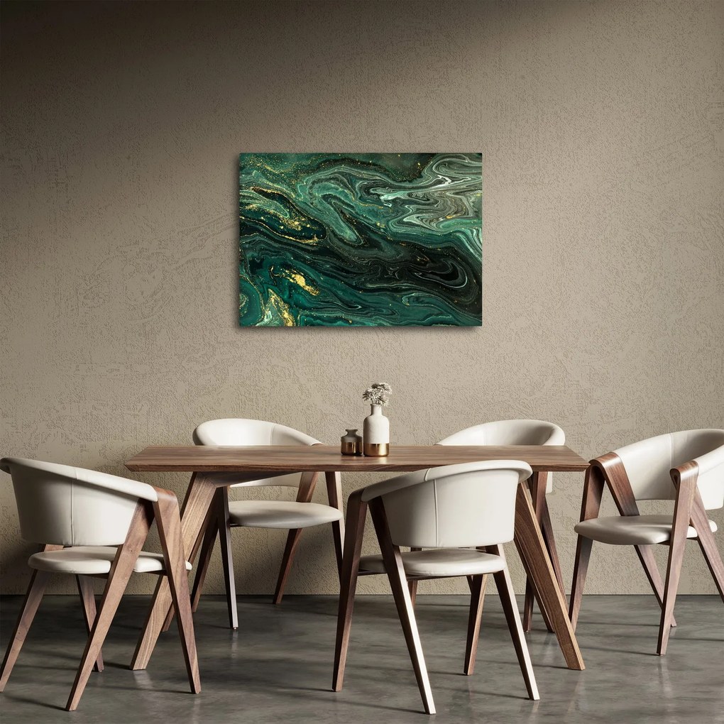 Tablou - Marmură verde (70x50 cm)