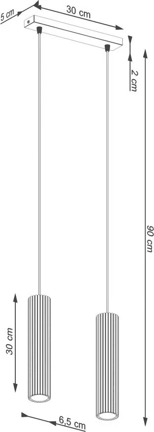 Lustră taupe din metal Gleam – Sollux