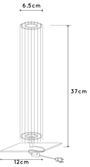 Lampă de masă LIONEL 1xE27/60W/230V Lucide 73506/01/30