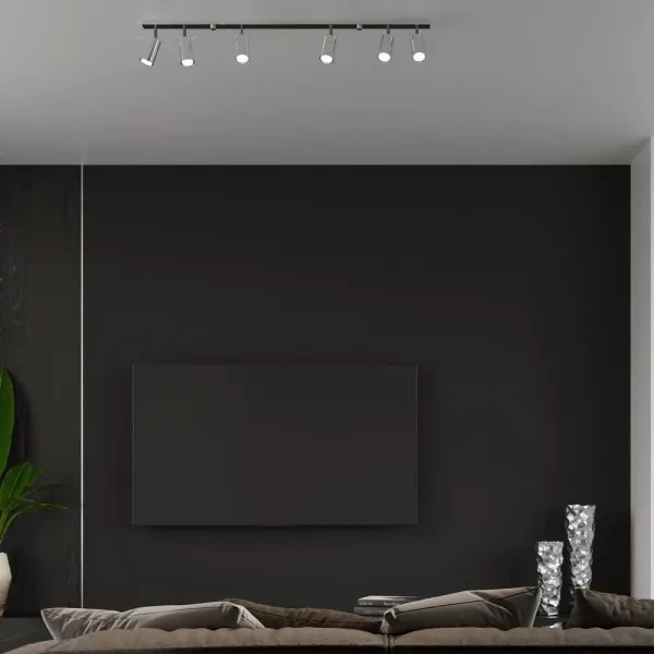 Spot RING 6xGU10/40W/230V