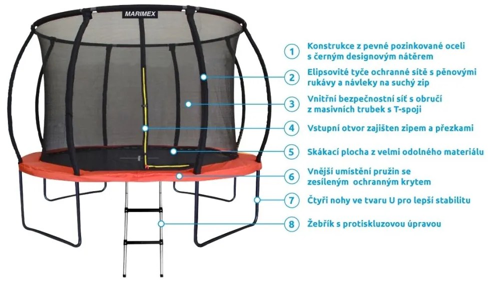 Trambulină MARIMEX Premium - 305 cmm