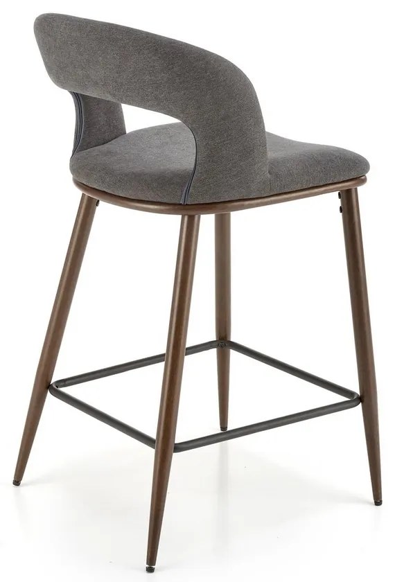 Scaun de bar Brecht, gri