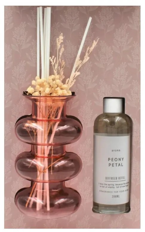 Difuzor parfum bețișoare Peony Petal 200ml