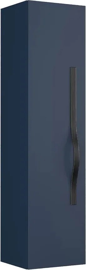 Dulap tip coloana suspendat albastru Krofam e-VOG 130 cm maner negru