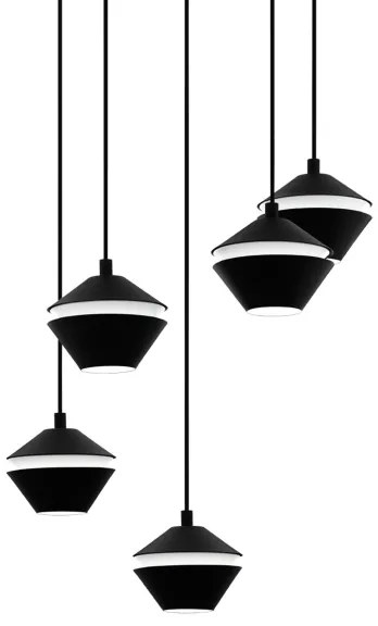 Eglo 98683 - Lustră LED pe cablu PERPIGO 5xGU10/5W/230V