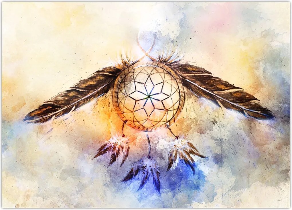 Tablou - Captator de vise cu pene (70x50 cm)