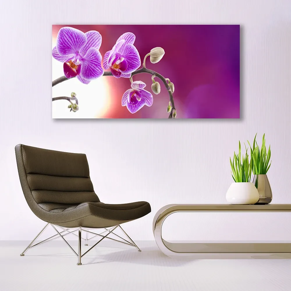 Tablouri acrilice Flori roz Floral
