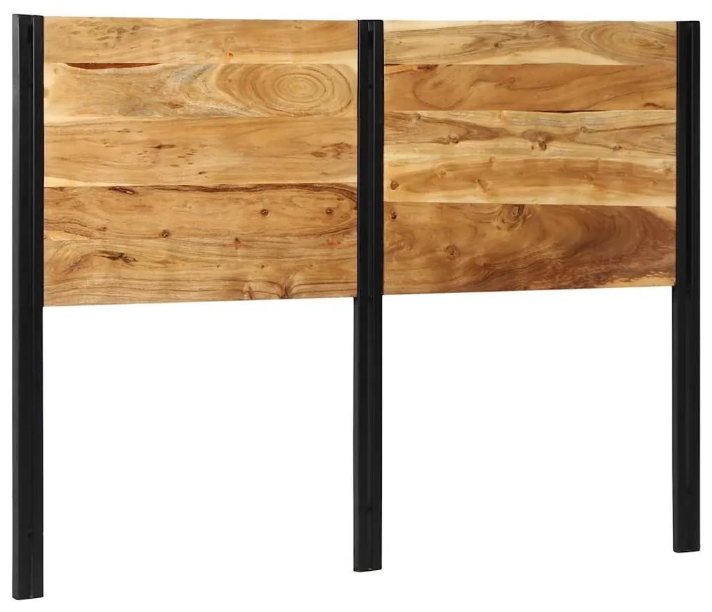 vidaXL Tăblie 140 cm lemn masiv de salcâm și fier