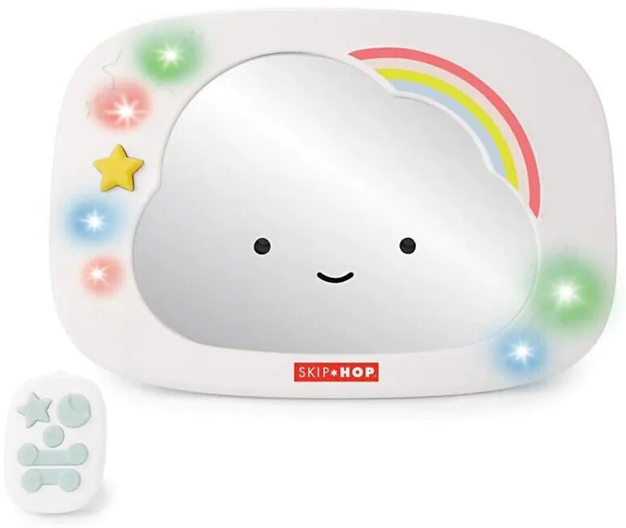 Skip Hop - Oglindă auto pentru copii LINING CLOUD, 3xAA