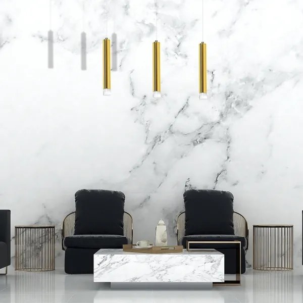 Lustră LED pe cablu GOLDIE 3xLED/15W/230V aurie