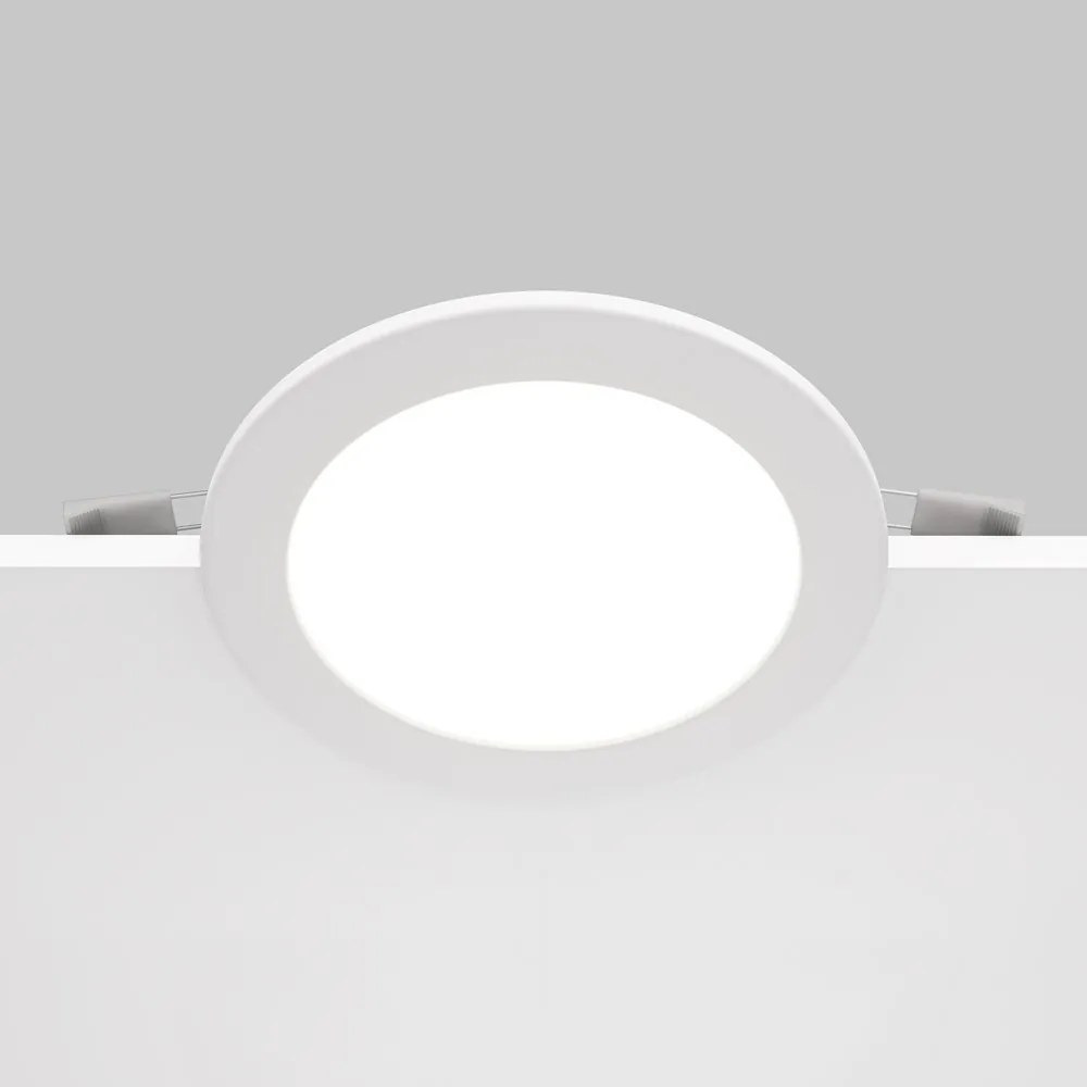 Spot LED incastrabil design modern IP44 Stockton alb 17cm