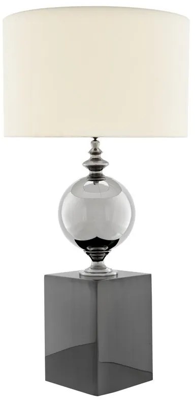 Veioza, lampa de masa LUX, finisaj nickel, H-145cm, Trowbridge L 109150 HZ