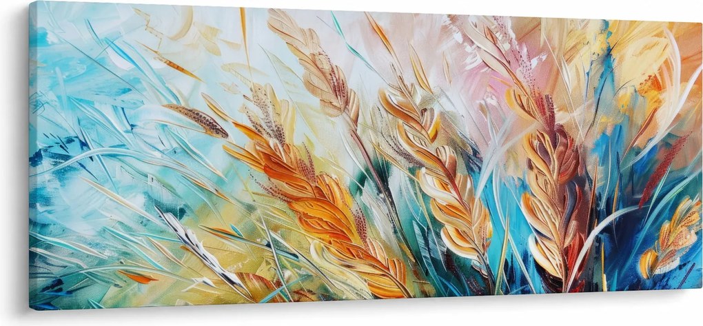 Tablou - Grâu, abstracție (120x50 cm)
