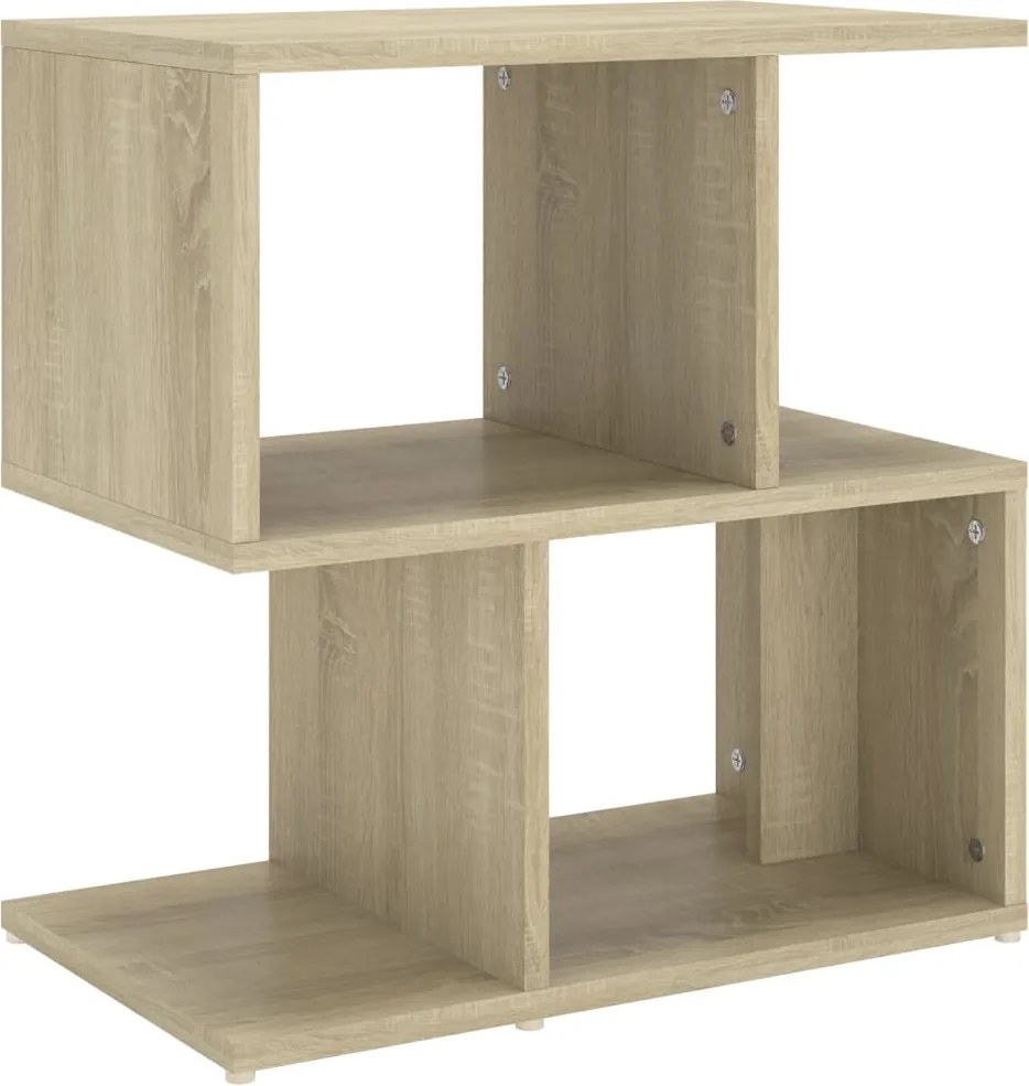 vidaXL Noptieră, stejar sonoma, 50x30x51,5 cm, PAL