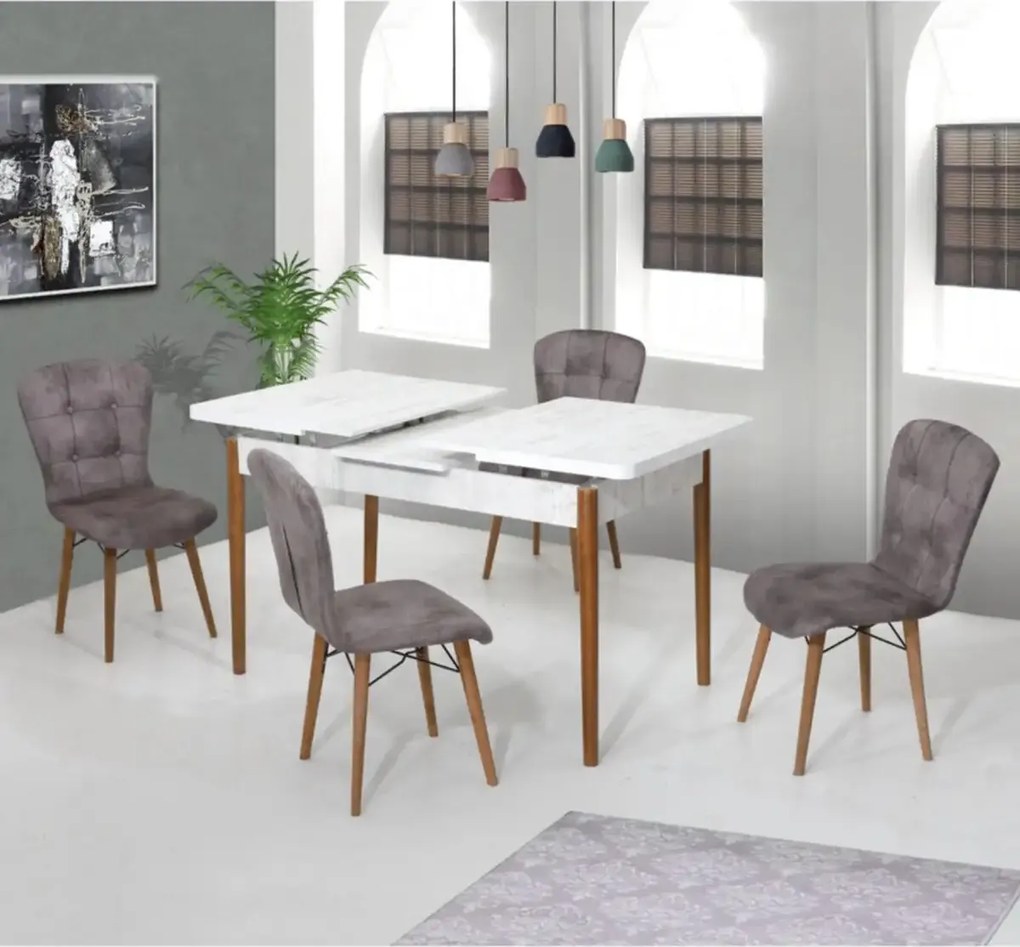 Scaun living tapitat rosu Beluga Homs