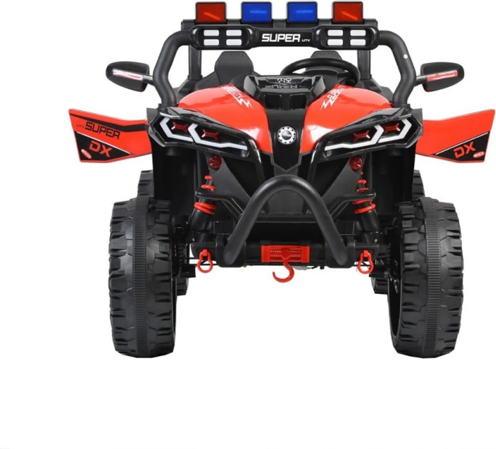 Masinuta Electrica cu acumulator pentru copii NOVOKIDS™ Super Beasty Buggy UTV , 2 locuri, Cu faruri luminoase, Telecomanda, 3-9 ani , max 30 kg ,