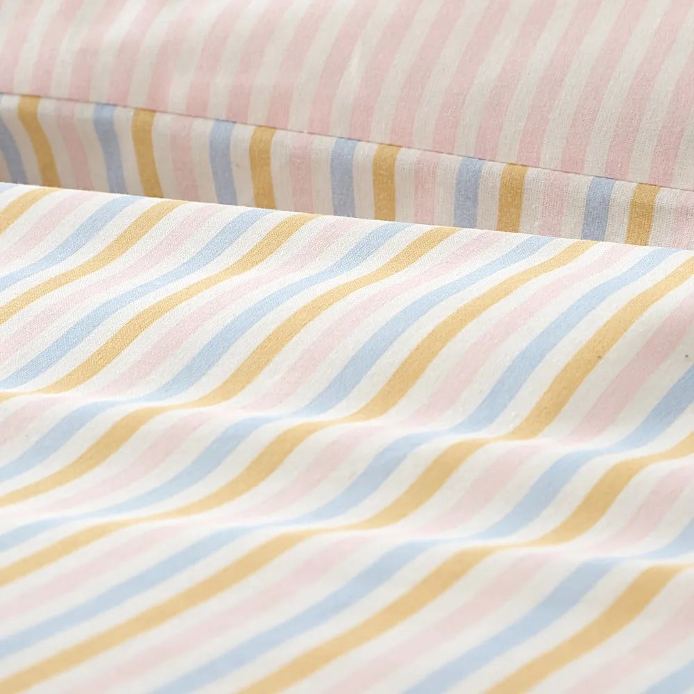 Lenjerie de pat pentru pat dublu 200x200 cm Brighton Stripe – Catherine Lansfield