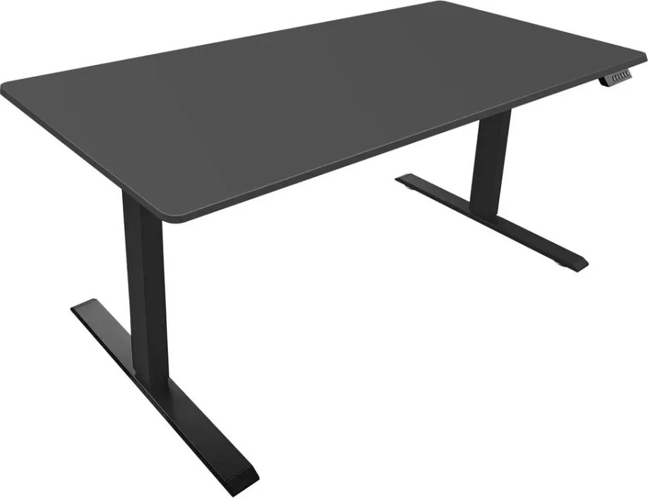 Birou cu inaltime reglabila electrica BLACK DESK 140cm