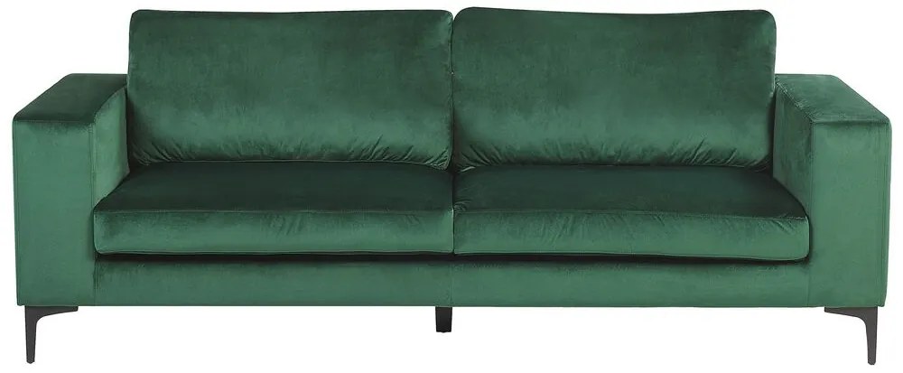 Canapea 3 locuri VEDISO (poliester) (verde). 1019392