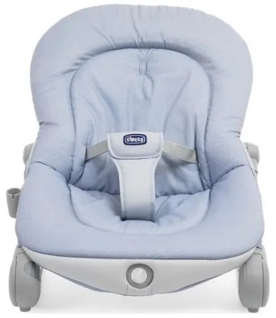 Chicco - Balansoar pentru bebeluși cu vibrații și melodie BALLOON Dots 2xAA + 1xLR20 albastru