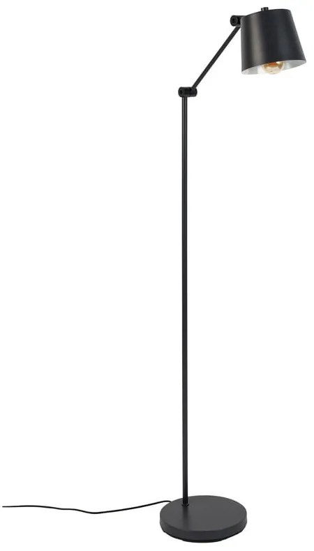 Lampadar negru cu abajur din metal (înălțime 135 cm) Hajo – White Label