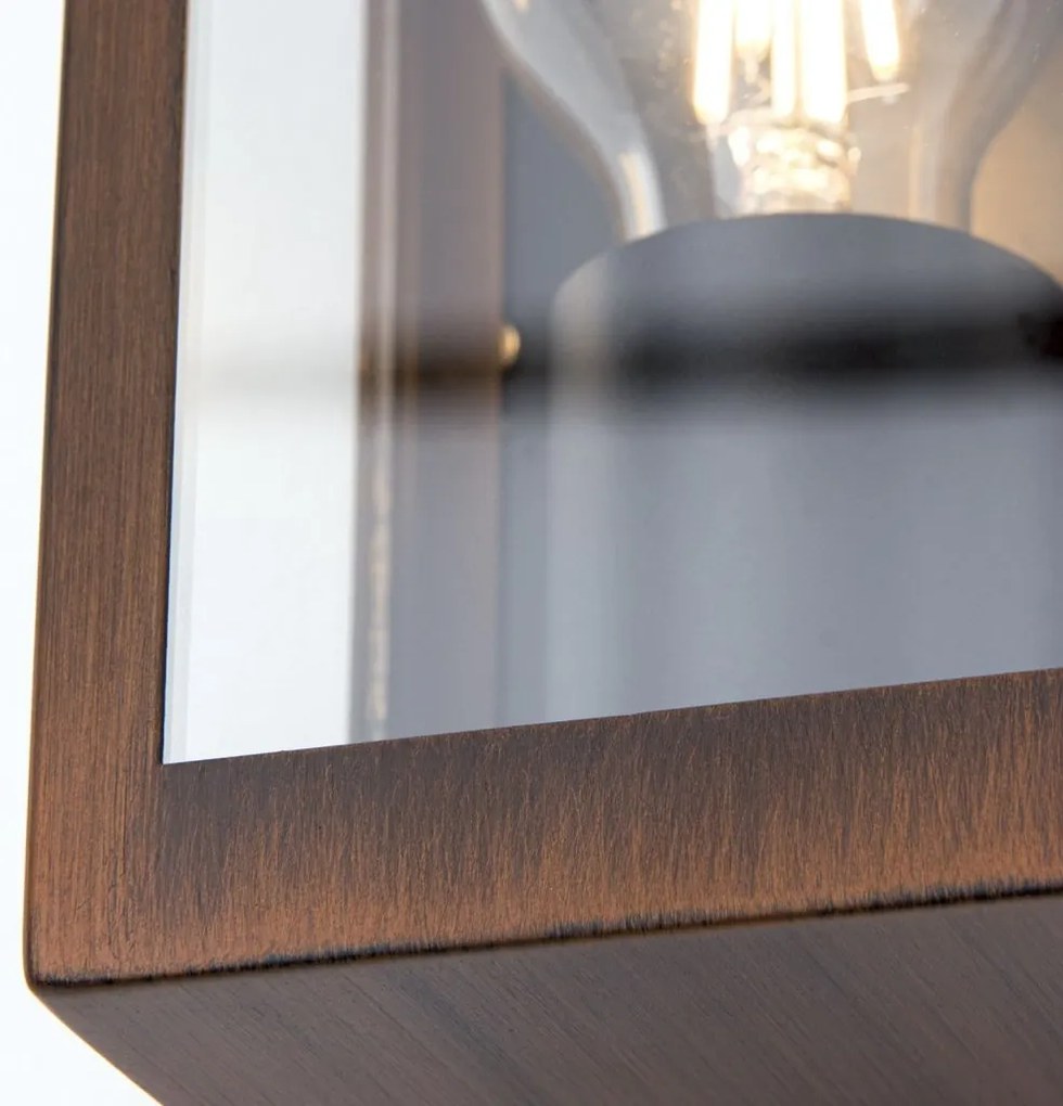 Aplica de exterior stil contemporan IP44 LUMINA rustic/negru