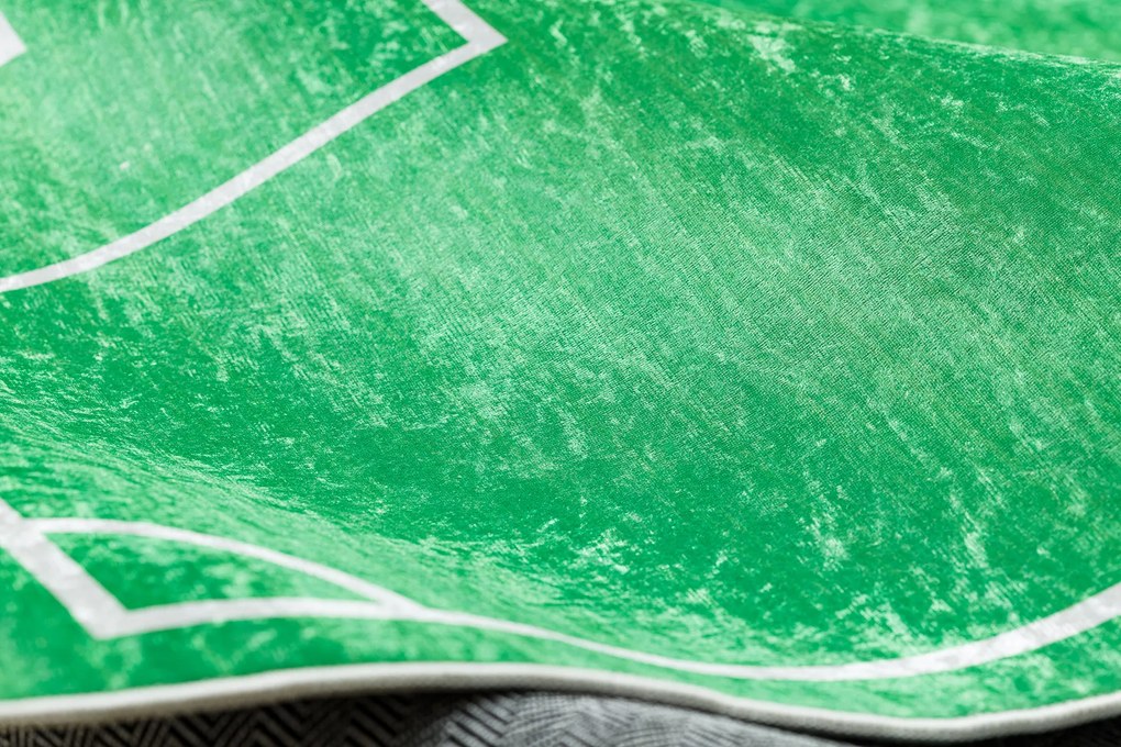 BAMBINO 9731 covor lavabil Teren, fotbal pentru copii anti-alunecare - verde