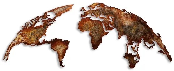 Decorațiune de perete 2 buc. metal planetă