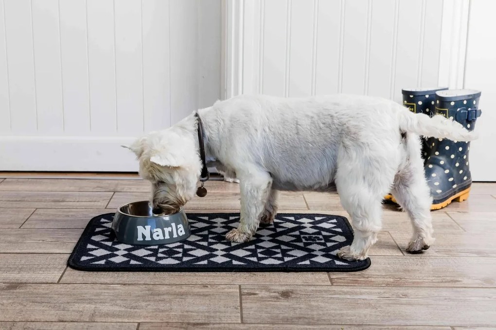 Covoraș pentru castron PET REBELLION Dinner Mate Victorian Tile, 40 x 60 cm