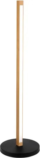 Lampă de podea LED VERDE LED/18W/230V 3000K stejar/negru