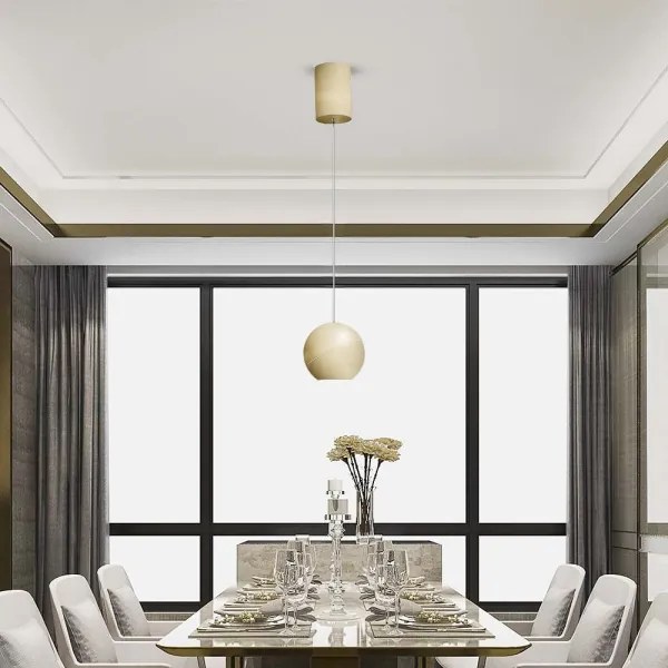 Lustră LED pe cablu LED/8,5W/230V 3000K auriu