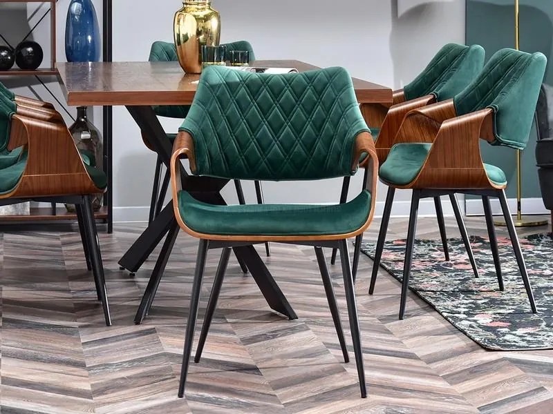Scaun Rolf K (verde + negru). 1111259