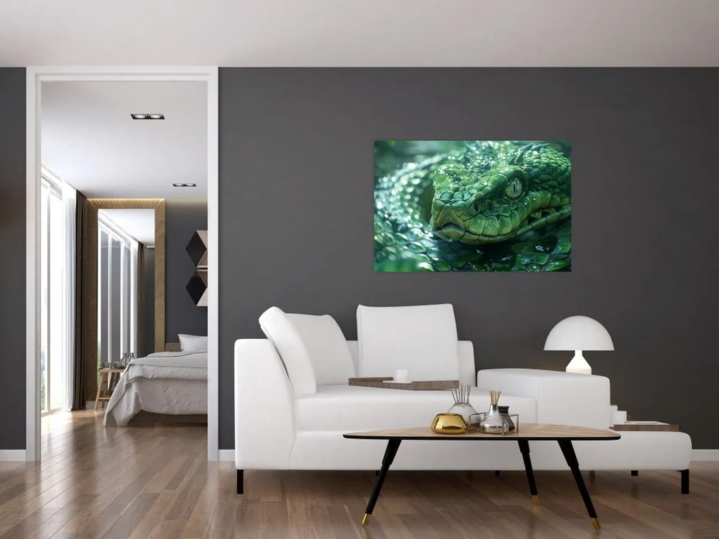 Tablou - Portret de șarpe (90x60 cm)