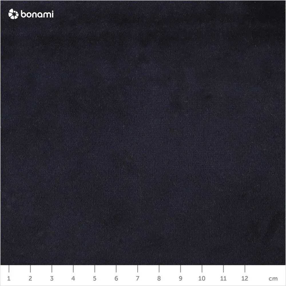 Șezlong albastru închis cu tapițerie din catifea (cu colțar pe partea stângă ) Vienna – Cosmopolitan Design