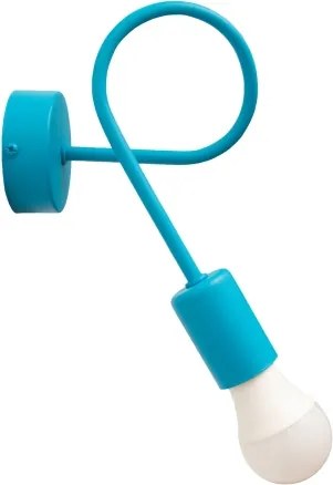 Corp de iluminat perete OXFORD 1xE27/15W/230V albastra