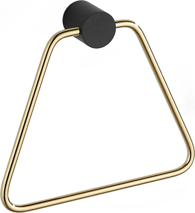 Mexen Aron cuier pentru prosop, negru/auriu - 7088132-57