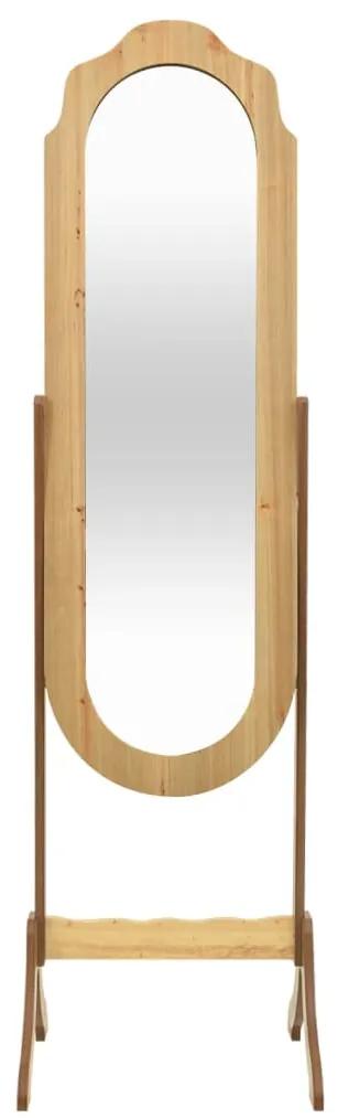 Oglinda autonoma, lemn deschis, 46x48x164 cm 1, Maro