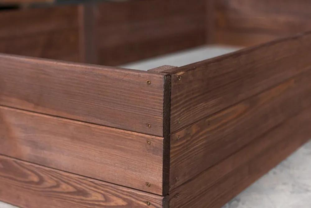 Straturi înălțate din lemn natural 240 x 120 x 27 cm