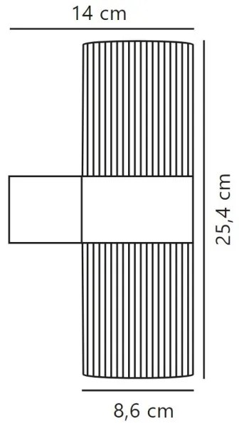 Aplică de exterior Nordlux KYKLOP 2xGU10/25W/230V IP54 negru