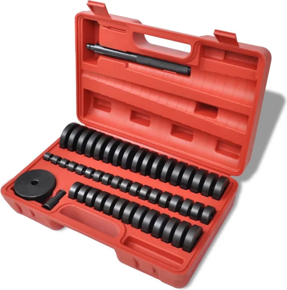 vidaXL Set adaptat discuri /bucșe / rulmenți / garnituri 18 – 65 mm 51 piese