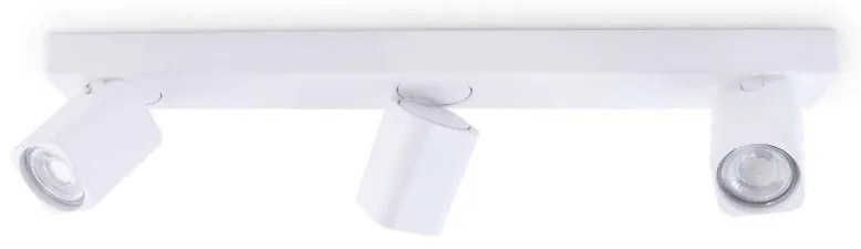 Plafoniera cu spoturi Rudy pl3 square alba